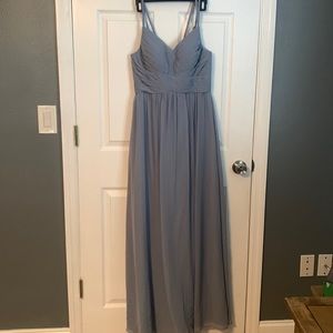 Blue Azazie bridesmaid dress size 6